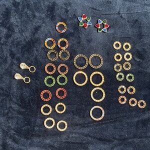 Colorful Hoop Earring Hangles